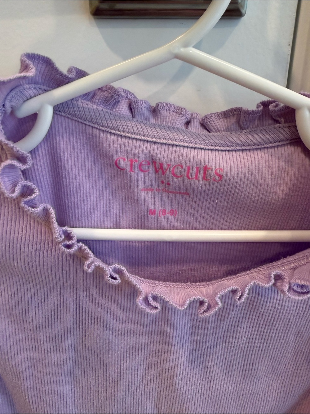 Crewcuts Lavender Ruffle Tank Top - Picture 2 of 3